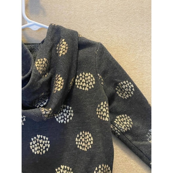 Cat & Jack Jacket Girl's 3T Blue Hooded with Hearts - Picture 10 of 11